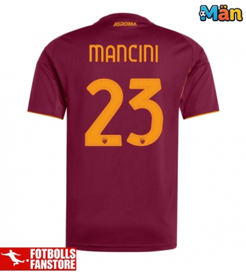 AS Roma Gianluca Mancini #23 Hemmatröja 2025-26 Kortärmad